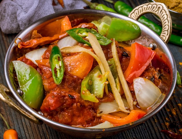 CHICKEN KADAI.