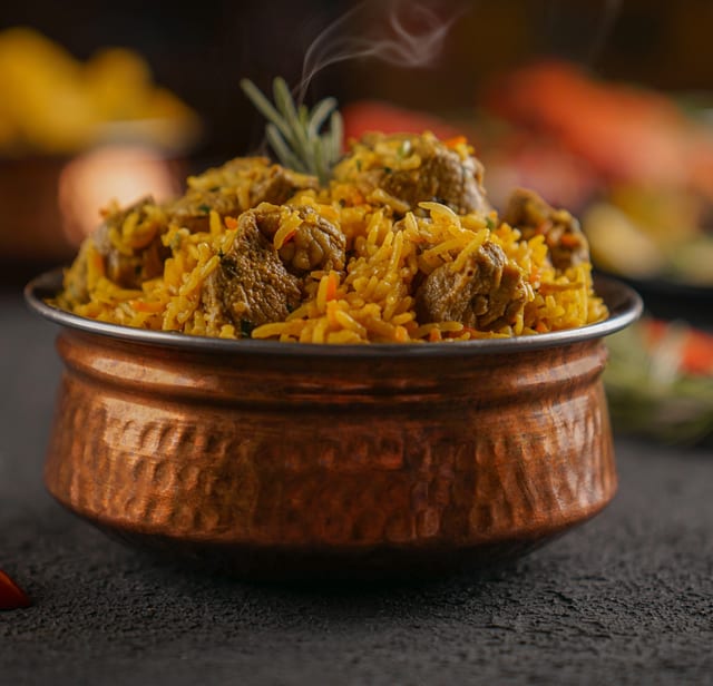 GOAT BIRIYANI.