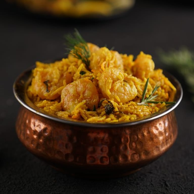 Delicious Shrimp Biryani