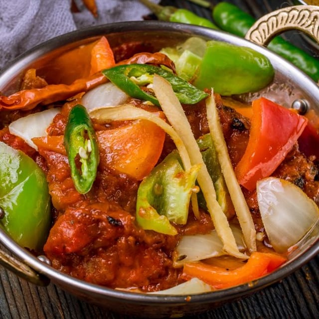 Kadai (Jalfrezi).