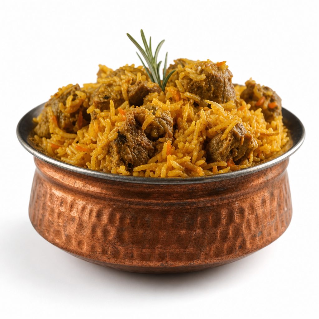 Goat Biryani.