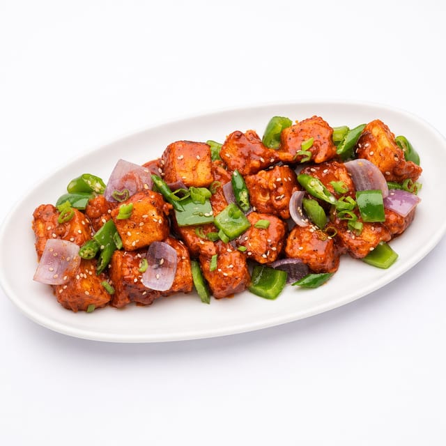 Chili Paneer.