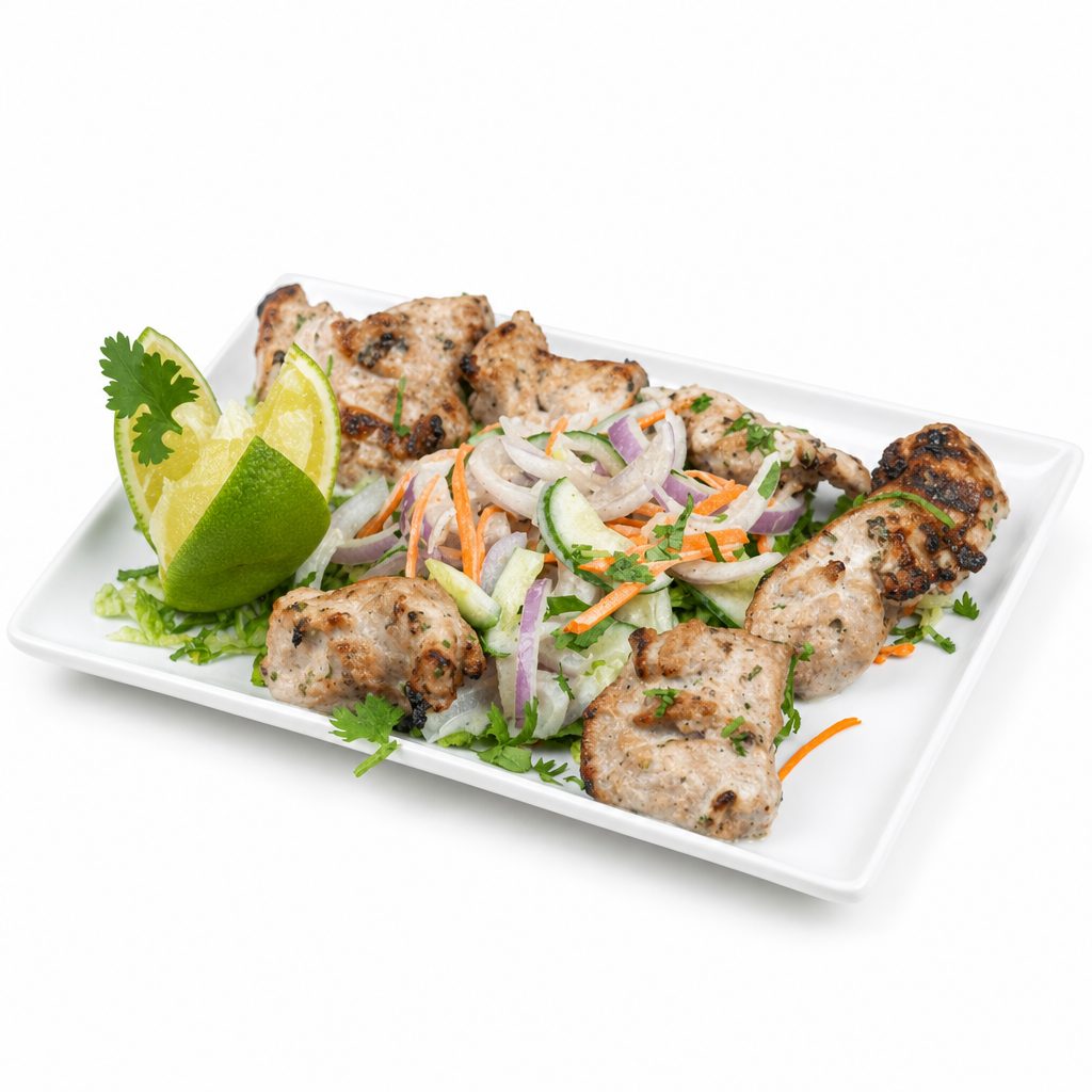 Chicken Malai Kebab.