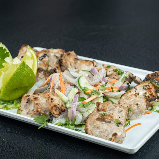 Chicken Malai Kebab.