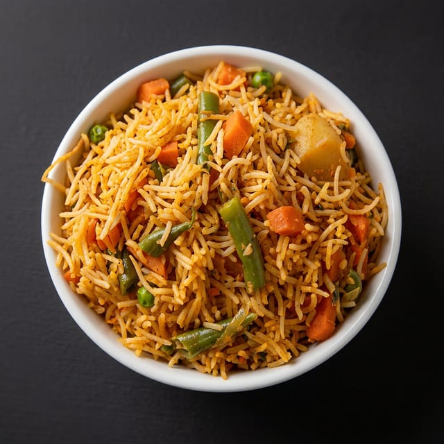 Vegetable Biryani.