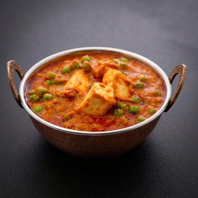 Mattar Paneer.